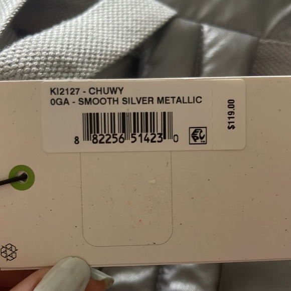 Kipling silver metallic backpack! Brand new! - Picture 6 of 6